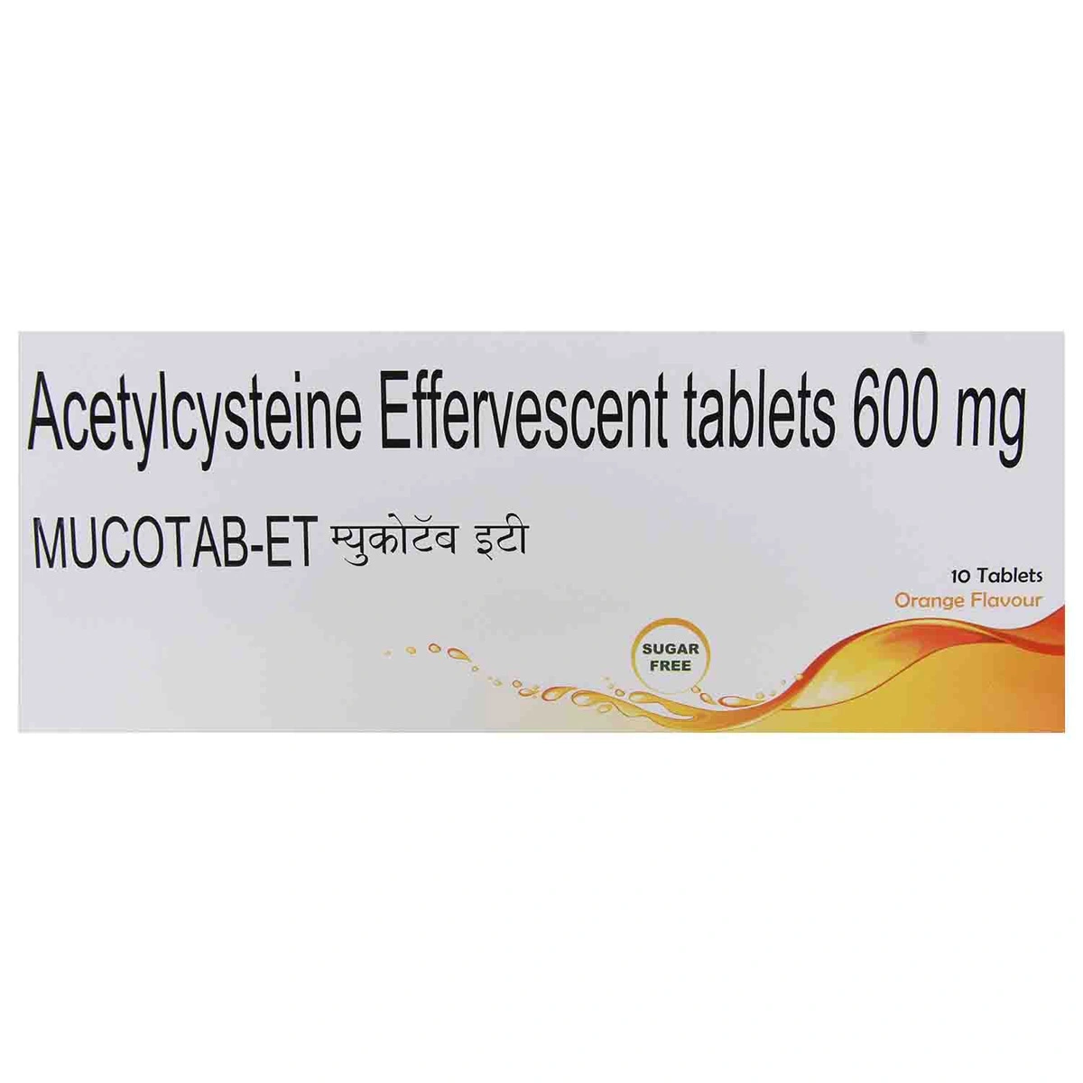 Mucotab ET Tablet Orange Sugar Free